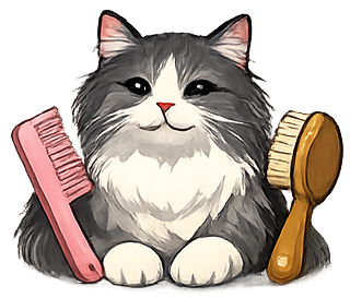 Ikona usługi czesania i usuwania kołtunów u psów